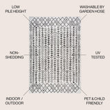 Esmortiz Tokay Bohemian Geometric Indoor/Outdoor Area Rug