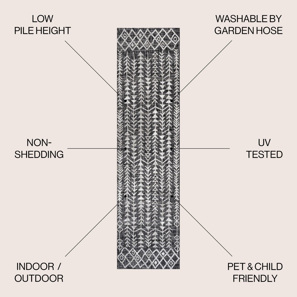 Esmortiz Tokay Bohemian Geometric Indoor/Outdoor Area Rug