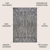 Esmortiz Tokay Bohemian Geometric Indoor/Outdoor Area Rug