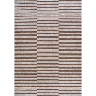 Fatima Sukie Offset Stripe Indoor/Outdoor Area Rug