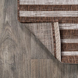 Fatima Sukie Offset Stripe Indoor/Outdoor Area Rug