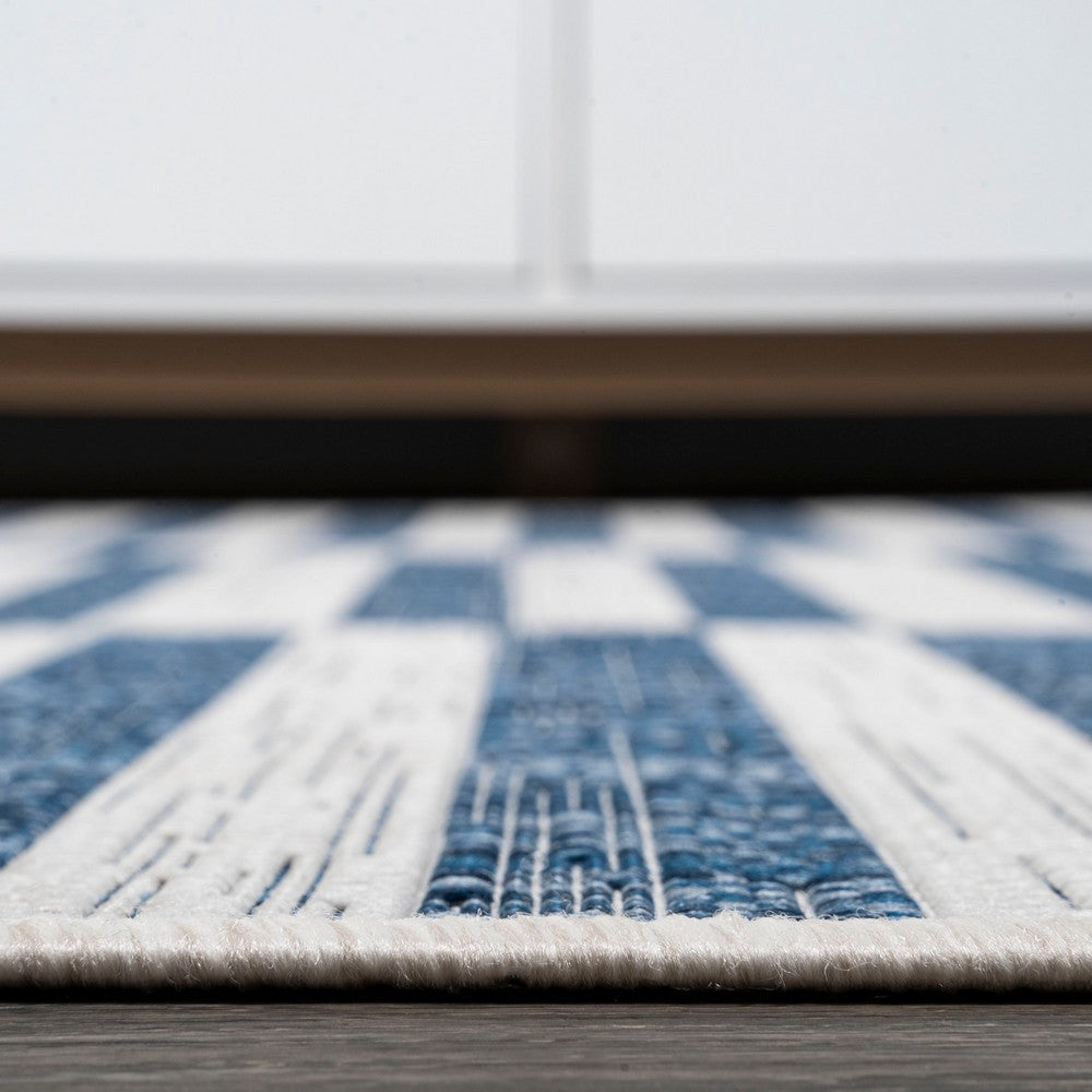 Fatima Sukie Offset Stripe Indoor/Outdoor Area Rug