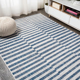 Fatima Sukie Offset Stripe Indoor/Outdoor Area Rug