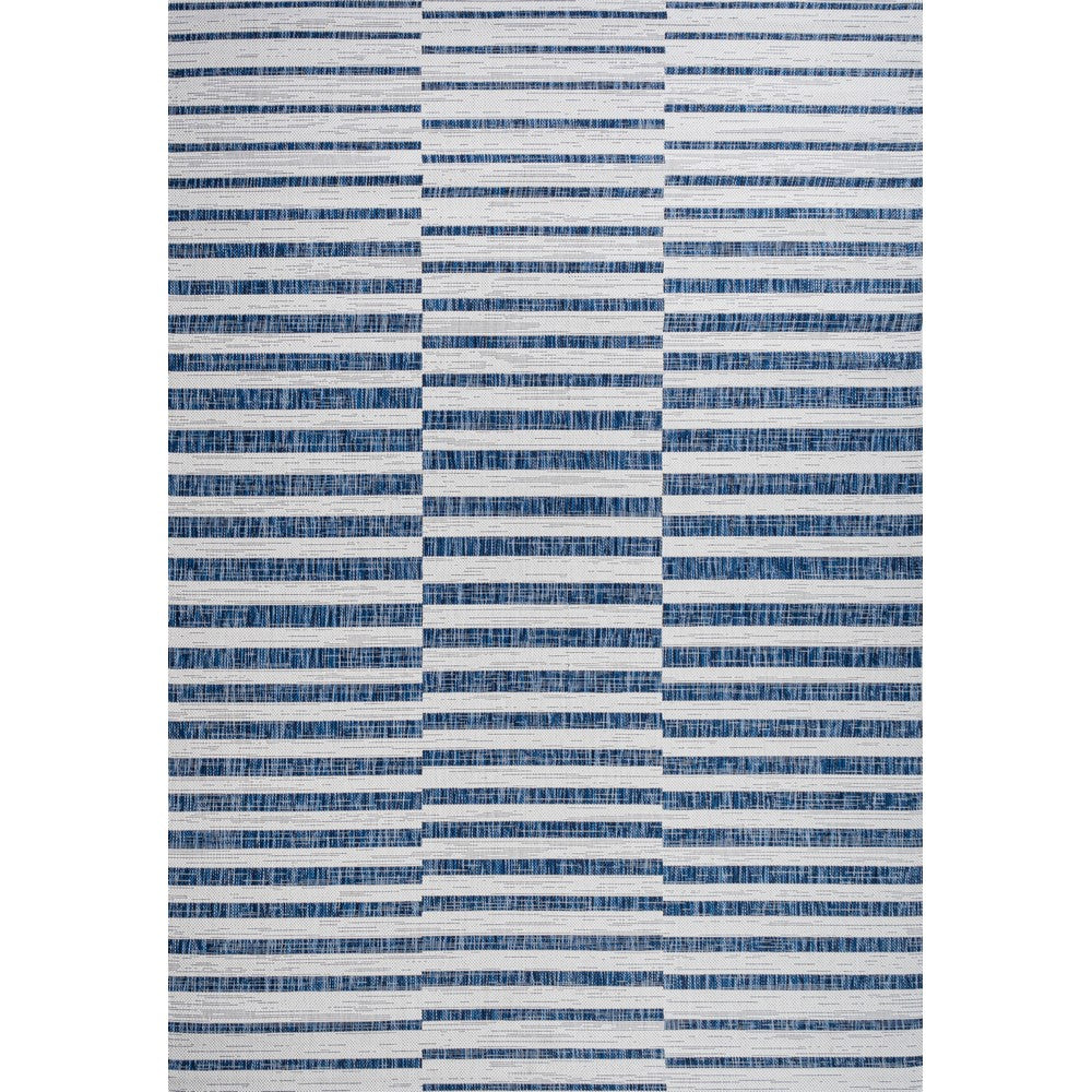 Fatima Sukie Offset Stripe Indoor/Outdoor Area Rug