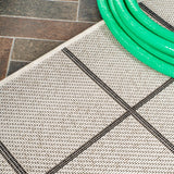 Mae Modern Squares Indoor/outdoor Area Rug