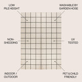 Mae Modern Squares Indoor/outdoor Area Rug