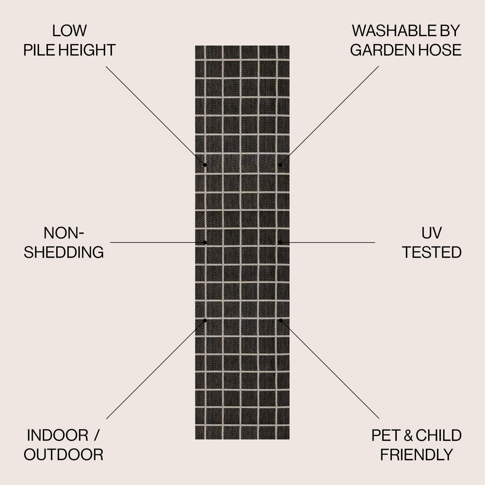 Mae Modern Squares Indoor/outdoor Area Rug