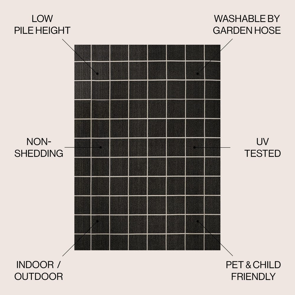 Mae Modern Squares Indoor/outdoor Area Rug