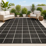 Mae Modern Squares Indoor/outdoor Area Rug