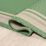 Mae Modern Border Stripe Indoor/outdoor Area Rug