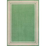 Mae Modern Border Stripe Indoor/outdoor Area Rug