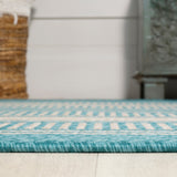 Gibson Modern Double Stripe Indoor/outdoor Area Rug