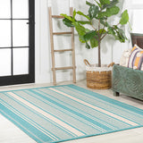 Gibson Modern Double Stripe Indoor/outdoor Area Rug