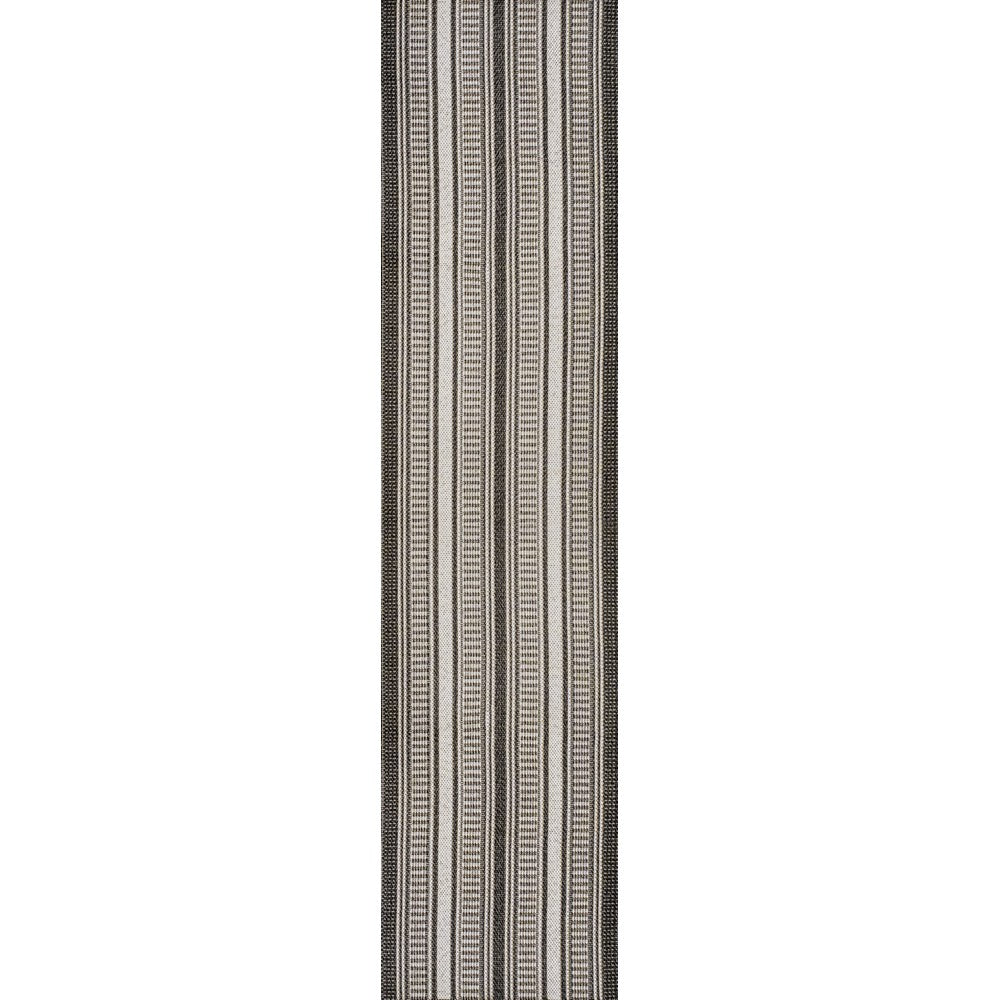 Gibson Modern Double Stripe Indoor/outdoor Area Rug