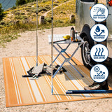 Gibson Modern Double Stripe Indoor/outdoor Area Rug