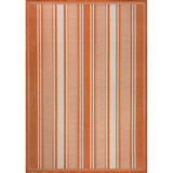 Gibson Modern Double Stripe Indoor/outdoor Area Rug