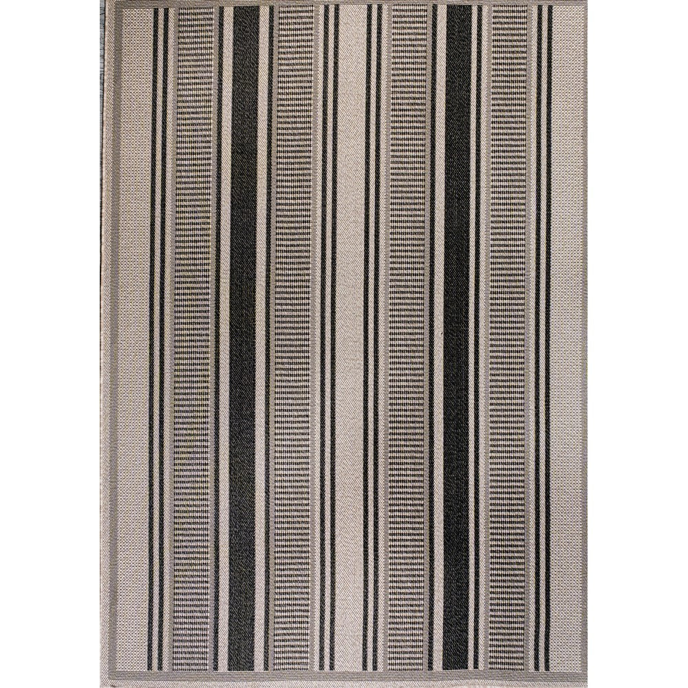 Gibson Modern Double Stripe Indoor/outdoor Area Rug