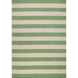 Amos Two-tone Wide Stripe Indoor/outdoor Area Rug