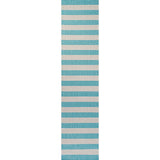 Amos Two-tone Wide Stripe Indoor/outdoor Area Rug