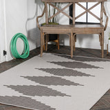 Walter Diamond Stripe Indoor/outdoor Area Rug