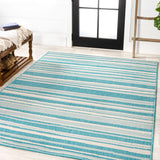 Jane Wavy Stripe Modern Indoor/outdoor Area Rug