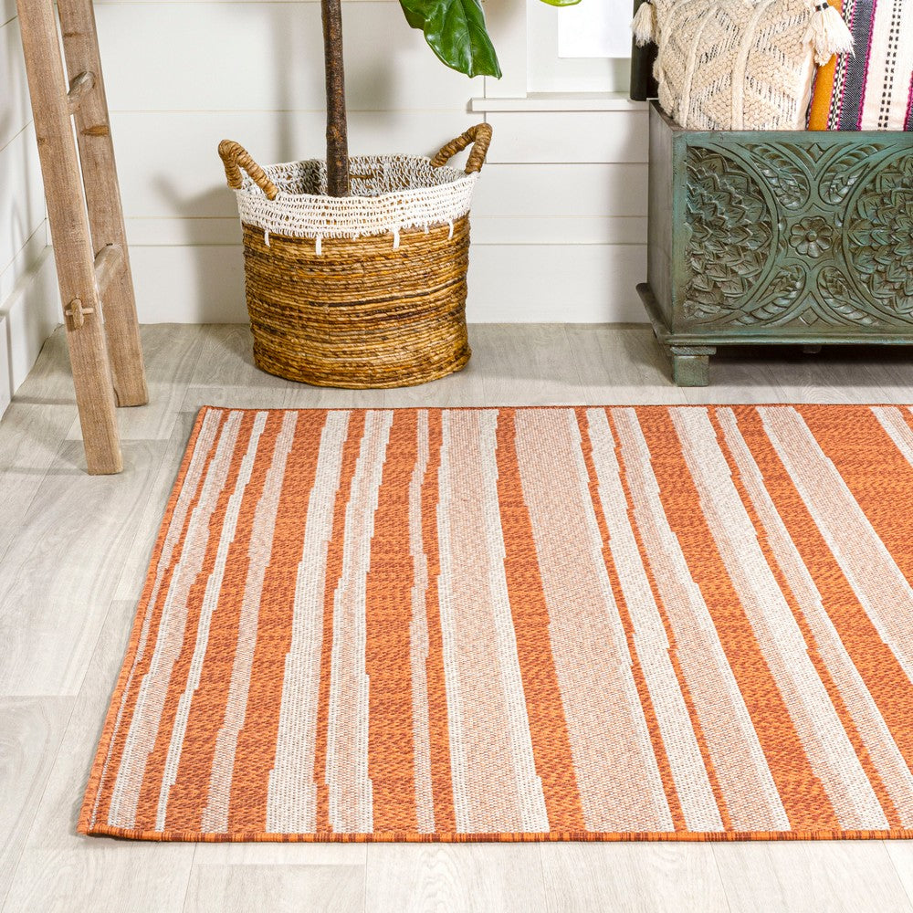 Jane Wavy Stripe Modern Indoor/outdoor Area Rug