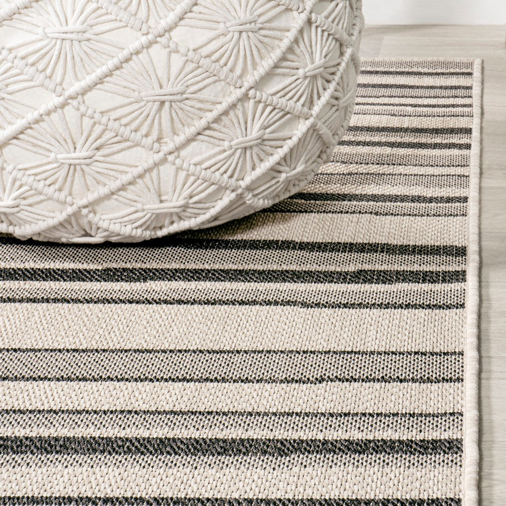 Jane Wavy Stripe Modern Indoor/outdoor Area Rug