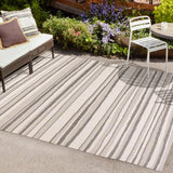 Jane Wavy Stripe Modern Indoor/outdoor Area Rug