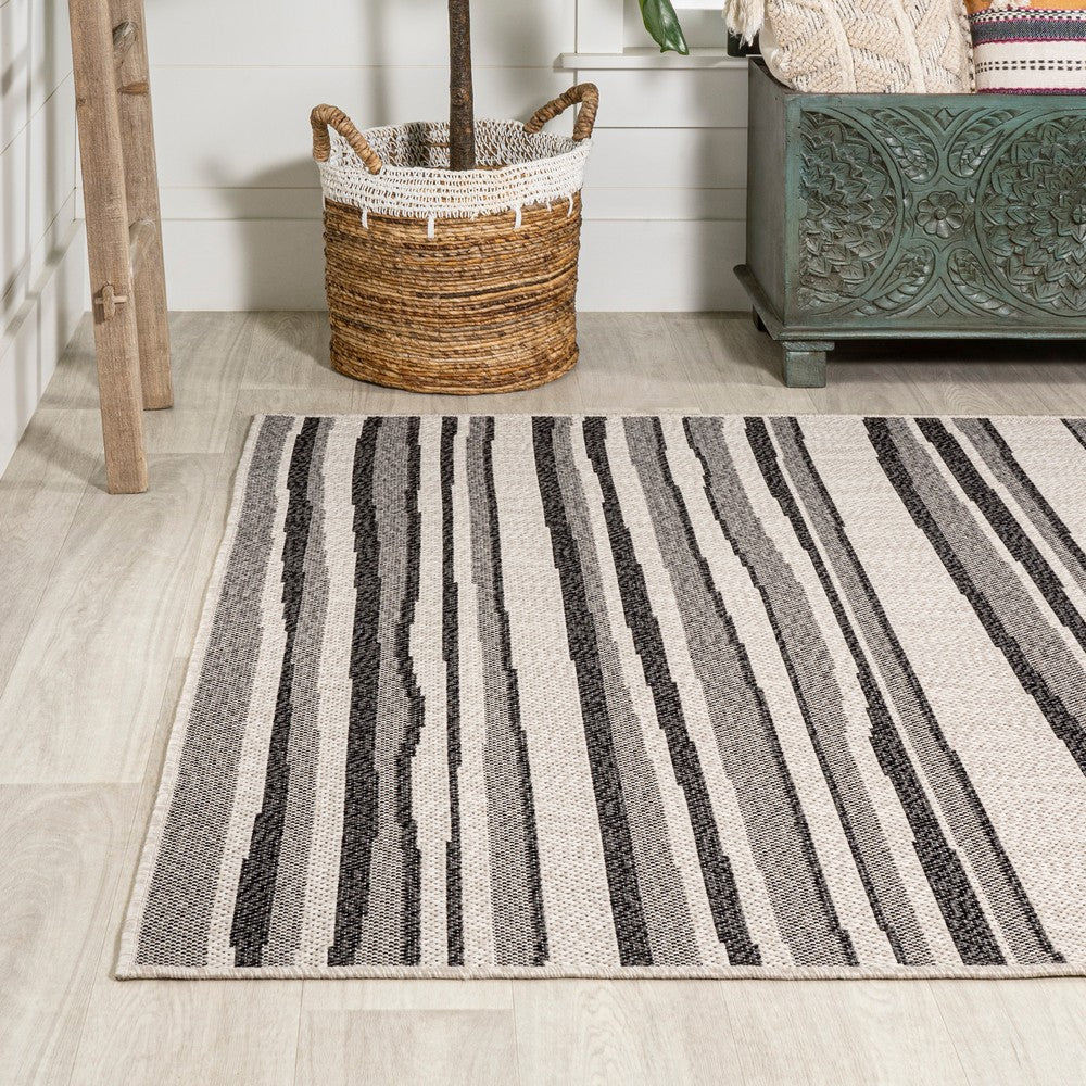 Jane Wavy Stripe Modern Indoor/outdoor Area Rug
