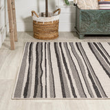 Jane Wavy Stripe Modern Indoor/outdoor Area Rug
