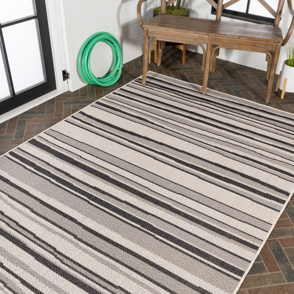 Jane Wavy Stripe Modern Indoor/outdoor Area Rug