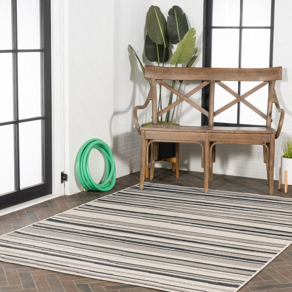 Jane Wavy Stripe Modern Indoor/outdoor Area Rug