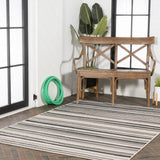 Jane Wavy Stripe Modern Indoor/outdoor Area Rug