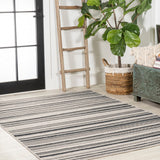 Jane Wavy Stripe Modern Indoor/outdoor Area Rug