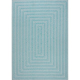 Ortega Modern Concentric Squares Indoor/outdoor Area Rug