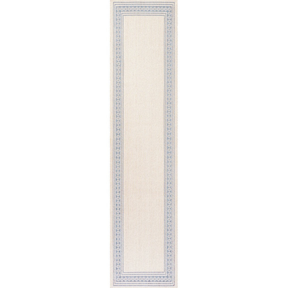 Kristine Classic Diamond Border Indoor/outdoor Area Rug