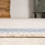 Kristine Classic Diamond Border Indoor/outdoor Area Rug