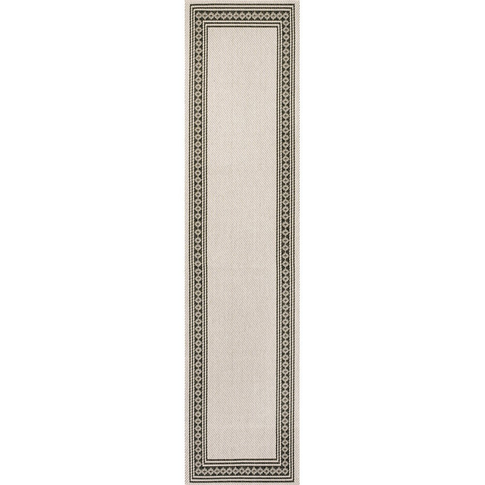 Kristine Classic Diamond Border Indoor/outdoor Area Rug