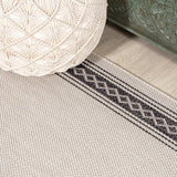 Kristine Classic Diamond Border Indoor/outdoor Area Rug