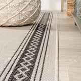 Kristine Classic Diamond Border Indoor/outdoor Area Rug