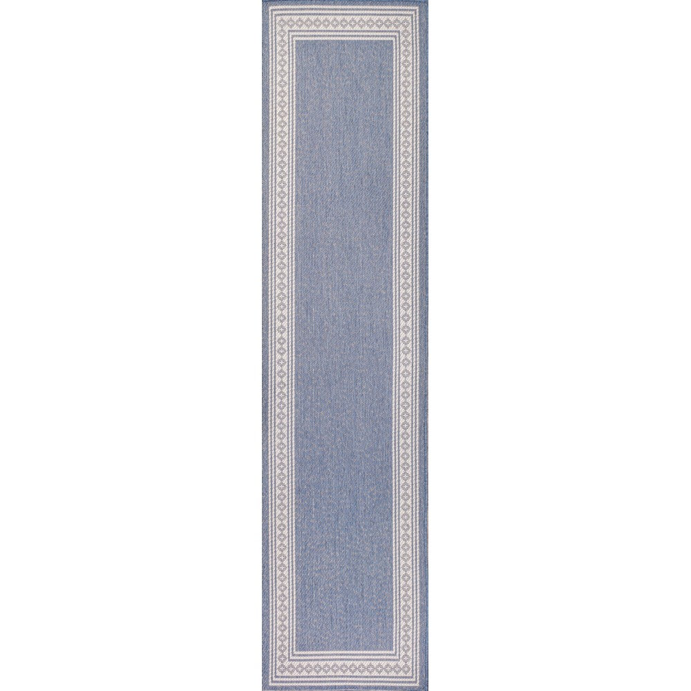 Kristine Classic Diamond Border Indoor/outdoor Area Rug