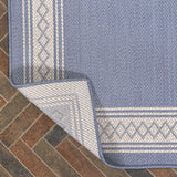 Kristine Classic Diamond Border Indoor/outdoor Area Rug