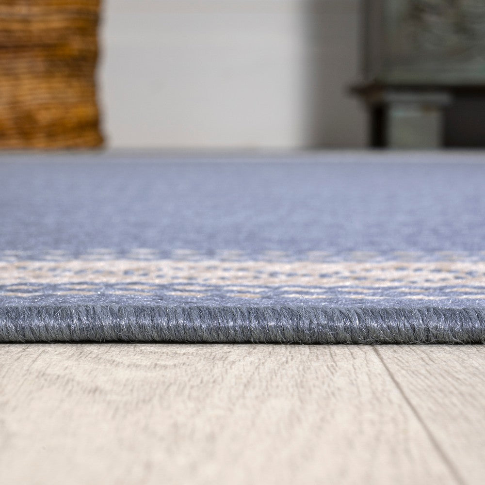 Kristine Classic Diamond Border Indoor/outdoor Area Rug