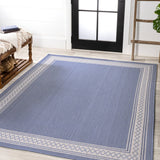 Kristine Classic Diamond Border Indoor/outdoor Area Rug