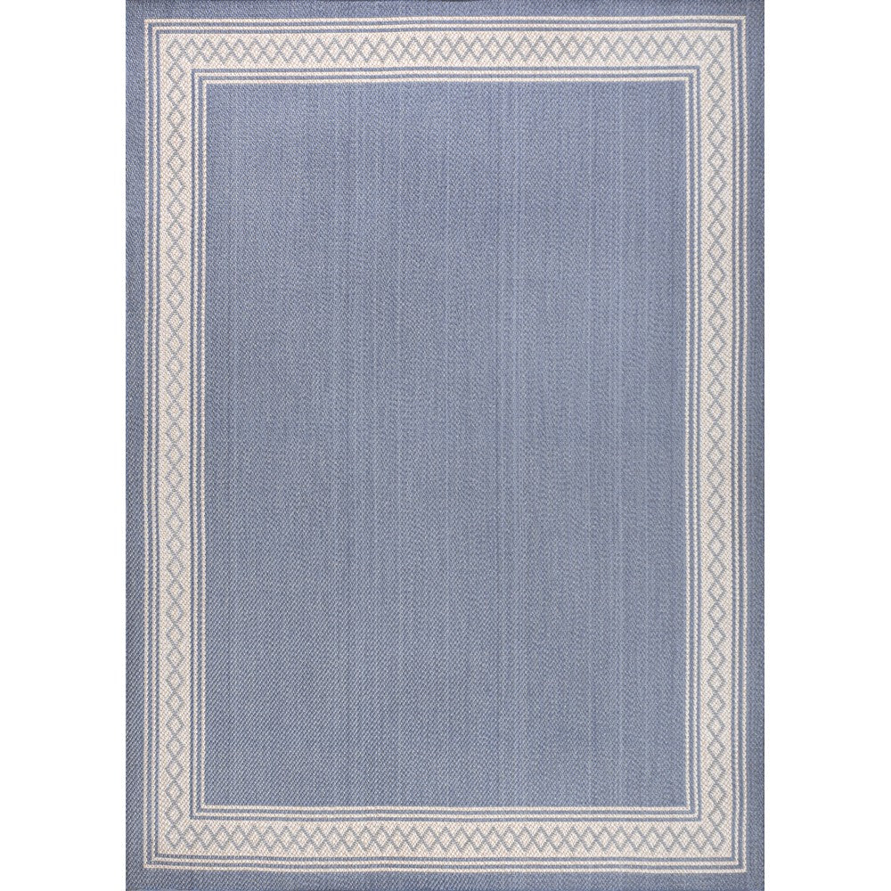 Kristine Classic Diamond Border Indoor/outdoor Area Rug