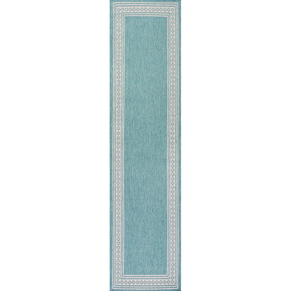 Kristine Classic Diamond Border Indoor/outdoor Area Rug