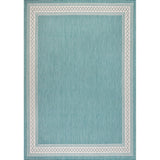Kristine Classic Diamond Border Indoor/outdoor Area Rug