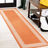Kristine Classic Diamond Border Indoor/outdoor Area Rug