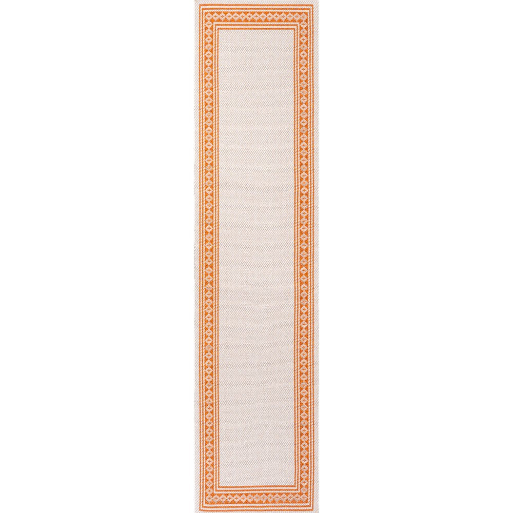 Kristine Classic Diamond Border Indoor/outdoor Area Rug