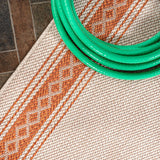 Kristine Classic Diamond Border Indoor/outdoor Area Rug